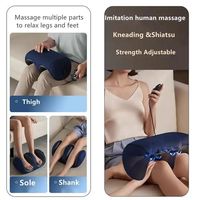 Masseur pour les genoux, appareil chinois qui augmente la circulation sanguine par vibration, masseur japonais pour les jambes, les mollets et les pieds avec chaleur