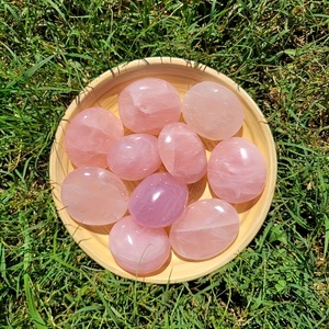 หินโรสควอตซ์ธรรมชาติขายส่งสำหรับทำเครื่องประดับ เหมาะสำหรับตกแต่งบ้าน ของขวัญสำหรับคริสต์มาสและวันขอบคุณพระเจ้า - Product Image 4