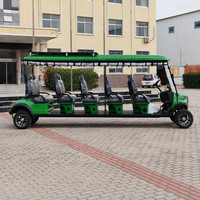 Voiturette de golf 10 places en gros, 60V 100AH, batterie au plomb, autonomie 80KM, pour utilisation en lieux de mariage, certifiée CE, OEM ODM