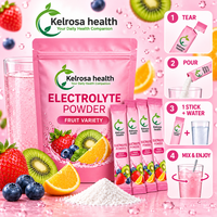 Poudre d'hydratation quotidienne, boisson électrolytique sans sucre, nutrition sportive, énergie, poudre d'électrolytes Keto en sachets