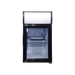 饮料冷却器冰柜台面展示商品冰箱桌面小型静音冰箱