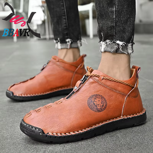 Zapatos Casuales de Moda para Hombre, Cosidos a Mano, Transpirables, Ligeros, para Todas las Temporadas, Talla Grande - Product Image 4