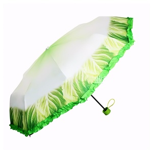 ร่มพับอัตโนมัติลายพิมพ์เต็มผืน ขนาด 21 23 นิ้ว พร้อมเคล็ดลับความปลอดภัย น้ำหนักเบา พกพาสะดวก สำหรับกิจกรรมกลางแจ้ง - Product Image 2