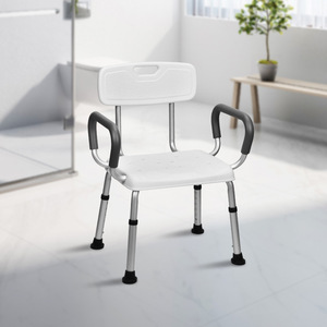 Chaise de douche Wei Yikang KDB-796A01LY à hauteur réglable avec accoudoirs pour personnes âgées, équipement de sécurité pour la salle de bain - Product Image 1