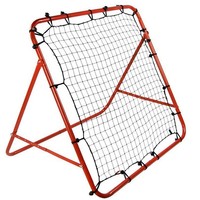 Filet de rebond de football réglable JH, entraîneur de football avec cadre en acier, rebondisseur pliable portable pour l'entraînement aux passes et aux tirs
