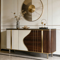 Meuble à chaussures moderne de luxe léger, console d'entrée, meuble de rangement pour couloir, cloison décorative pour salon