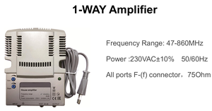 Amplificateur de <span class=keywords><strong>Signal</strong></span> <span class=keywords><strong>TV</strong></span> CATV réglable 20dB amplificateur de <span class=keywords><strong>Signal</strong></span> d'antenne <span class=keywords><strong>TV</strong></span> numérique répartiteur avec prise américaine - Product Image 3