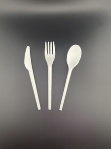 바이오폴리 생분해성 PLA 일회용 수저 세트 플라스틱 스푼 <span class=keywords><strong>포크</strong></span> 나이프 키트 - Product Image 3