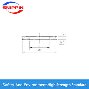 السحابات الفولاذ المقاوم للصدأ مع غسالات مسطحة DIN125A سميكة كبيرة شقة طوقا - Product Image 6