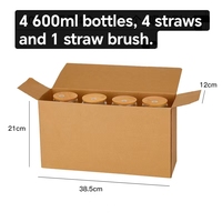 Offre Spéciale – Gobelets en Verre 16oz-20oz avec Couvercles en Bambou et Pailles, Compatibles Micro-ondes et Lave-vaisselle, Couleurs et Logo Personnalisables – Ensemble Café Glacé