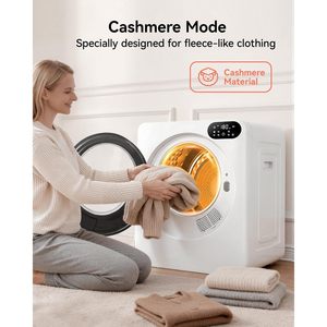 Secadora de Ropa Portátil Euhomy de 850W con Tambor de Acero Inoxidable, Blanca y Compacta - Product Image 4