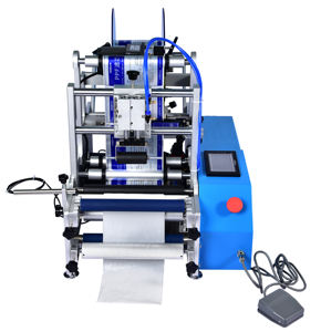 Machine d'étiquetage de bouteilles rondes semi-automatique de haute qualité pour table, à vendre - Product Image 2