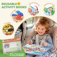 Livre de pratique d'écriture Montessori Joycat - Jouets éducatifs en carton pour dessiner, pour les enfants de 3 à 6 ans