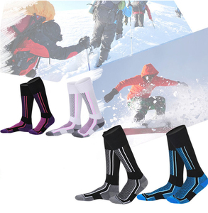 Chaussettes thermiques de <span class=keywords><strong>Ski</strong></span> thermiques pour hommes, épaisses, pour Sports, Snowboard, <span class=keywords><strong>Ski</strong></span>, randonnée, en hiver - Product Image 1