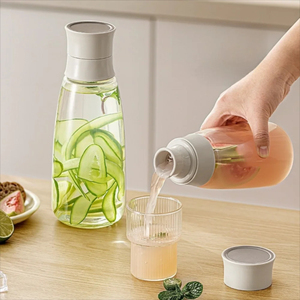 Large Capacity 600/1000ML Simple Glass <b>Wine</b> Bottle Storage <b>Container</b> Food Grade Leak Proof Sealed Cold Water Bottle Drinkware - Product Image 3