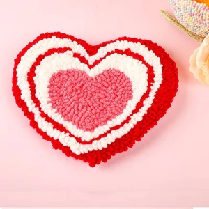 Kit de broderie au point de croix et au punch needle XIXI fait main en coton avec fil polyester pour débutants - Décoration intérieure et fêtes - Product Image 4