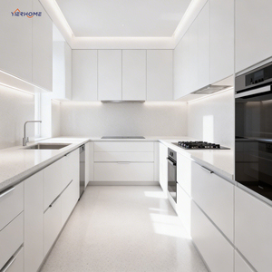 Mobili da <span class=keywords><strong>Cucina</strong></span> Moderni per Appartamenti, Design d'Interni Completo con Servizio di Rendering 3D Integrato - Product Image 1