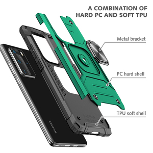 DIOUSI Caja magnética del teléfono del anillo a prueba de golpes de moda para Huawei P40 P30 Pro - Product Image 4