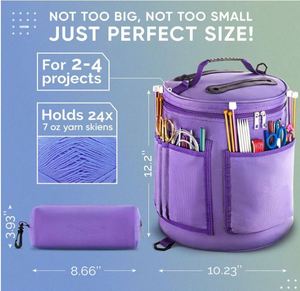 Échantillon Gratuit - Vente Flash : Organisateur de Tricot et Crochet Durable avec Étui à Aiguilles, Sac de Rangement pour Fils et Crochets - Product Image 2