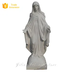 פסל אבן שיש פסל מרי הבתולה פסל אבן מרי