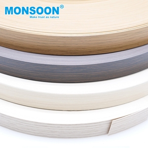 Thân thiện với môi trường Hạt gỗ màu đồ nội thất ban cạnh dải 0.3-3mm đồ nội thất linh hoạt PVC cạnh <span class=keywords><strong>TRIM</strong></span> cho cửa ra vào/bảng - Product Image 4