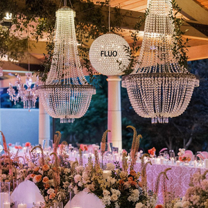Moderno Stand di nozze di illuminazione impermeabile di cristallo <span class=keywords><strong>esterno</strong></span> lampadari di nozze <span class=keywords><strong>per</strong></span> matrimoni arredamento - Product Image 6