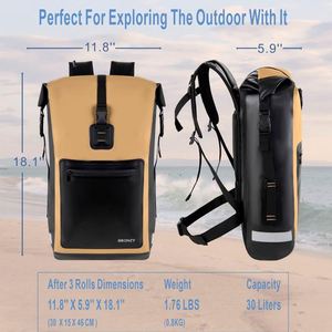 Échantillon gratuit : Sac de randonnée à fermeture roll-top, sac à dos de camping et de randonnée, fabricant en gros - Product Image 2