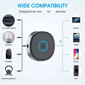 ตัวรับสัญญาณบลูทูธแบบเชื่อมต่อสองอุปกรณ์ สำหรับอะแดปเตอร์ไร้สายแบบพกพาขนาด 3.5 มม. - Product Image 3