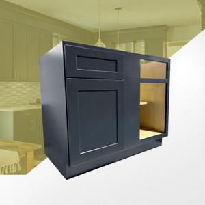 42 "W x 34,5" H x 24 "D Gabinete de persiana de esquina Gabinetes de remodelación de cocina americana En stock Gabinetes de cocina modulares para remodeladores - Product Image 1