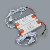 Entrée : 100-240V, Sortie : 12V, 5A, 60W, transformateur d'alimentation LED, utilisé pour connecter les lumières LED et les interrupteurs à capteur de variateur.