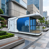 Maison Capsule de Luxe Extensible 20ft 40ft, Préfabriquée Modulaire, Type Apple Pod, pour Airbnb, Hôtel, Resort, Villa