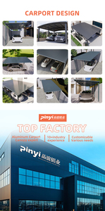 แผงอลูมิเนียมแซนวิช หลังคาอลูมิเนียมหรูหราทันสมัย คุณภาพสูง ปรับแต่งได้ตามต้องการ สำหรับจอดรถกลางแจ้ง - Product Image 5