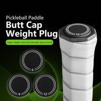 Capuchons de poids durables en acier inoxydable pour raquettes de pickleball, 6g, 9g, 12g, avec adhésif puissant pour le contrôle de l'équilibre du swing et le divertissement