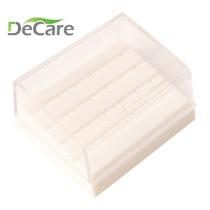 กล่องเก็บอุปกรณ์ทันตกรรม DeCare 24 ช่อง สีฟ้าและสีเหลือง สำหรับเครื่องมือทันตกรรม - Product Image 3