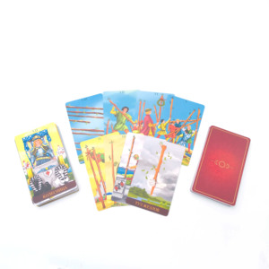 Cartes de Tarot Ryder étanches de haute qualité pour l'impression de cartes de Tarot pour <span class=keywords><strong>d</strong></span>ébutants avec boîte magnétique et <span class=keywords><strong>livret</strong></span> relié parfait - Product Image 2