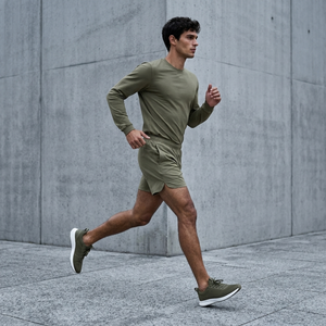 Comfort Stretch Training Shorts for Men Quick Dry Lightweight Fabric Elastic Waist Adjustable Drawstring Secure Side Pockets Gym - Product Image 1