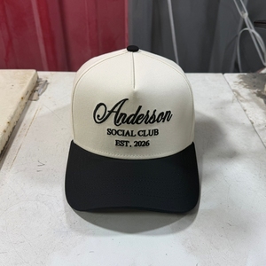 Nueva Gorra Trucker Bordada de 2 Tonos para Adultos, con Logotipo Personalizado, 5 Paneles, Estilo Béisbol, Cierre a Presión - Product Image 1