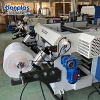 Machine de fabrication de sacs en plastique pliants Hanplas à grande vitesse HP-TF trois/quatre/cinq