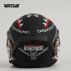 <span class=keywords><strong>Casque</strong></span> de moto <span class=keywords><strong>intégral</strong></span> certifié VIRTUE ECE - Nouveau décalcomanie tendance en forme de chaîne de <span class=keywords><strong>chien</strong></span>, <span class=keywords><strong>casque</strong></span> de sécurité élégant <span class=keywords><strong>pour</strong></span> les motards - Product Image 6