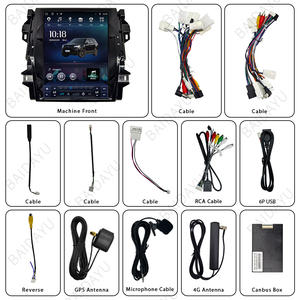 เครื่องเล่นมัลติมีเดียติดรถยนต์ Toyota Fortuner <span class=keywords><strong>ป</strong></span>ี 2018-2020 พร้อมระบบนำทาง GPS วิทยุ เครื่องเล่น DVD รองรับ Android Auto ฟังก์ชั่น DSP RGB และทีวี - Product Image 3