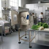 Multifunctionele commerciële hoogwaardige efficiënte automatische elektrische groente- en selderijproductielijn snijmachine