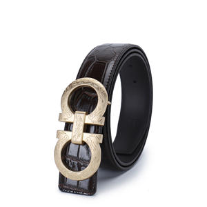 Cinturón para hombre, cuero genuino para hombre, novedad de 2024, pantalones con hebilla de placa de marca de gama alta, cinturón clásico de moda para hombre que combina con todo - Product Image 6