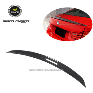 F8X 3D Style <strong>Carbon</strong> <strong>Fiber</strong> <strong>Spoiler</strong> Rear Ducktail Splitter for BMW F80 M3 F82 M4 Car Accessories 2014-2021 - Product Image 1