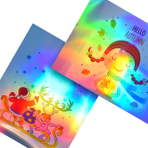 Papel adhesivo impermeable holográfico imprimible, hoja <span class=keywords><strong>de</strong></span> pegatinas <span class=keywords><strong>de</strong></span> vinilo <span class=keywords><strong>de</strong></span> arcoíris autoadhesiva para impresora <span class=keywords><strong>de</strong></span> inyección <span class=keywords><strong>de</strong></span> tinta - Product Image 3