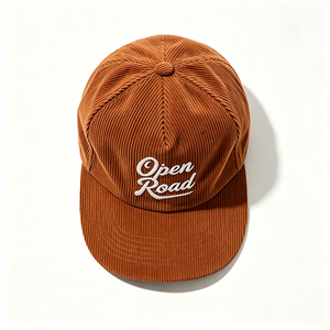 Gorra de Béisbol Vintage de Pana con Bordado Personalizado del Logotipo Open Road, Diseño Curvo, Estilo Desestructurado, Unisex, Venta al Por Mayor - Product Image 5