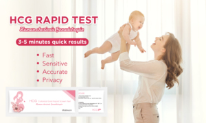 공장 직접 도매 OEM 여성 건강 관리 빠른 정확한 급속 소변 검사 <span class=keywords><strong>HCG</strong></span> 한 단계 조기 임신 감지 중류 - Product Image 6