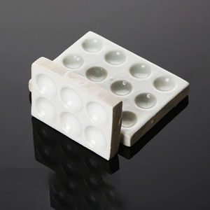 JTM0008 Lab deneysel sarf malzemeleri titrasyon ve kolorimetri deneyi için 12 delikli porselen lekelenme seramik reaksiyon plakası - Product Image 5