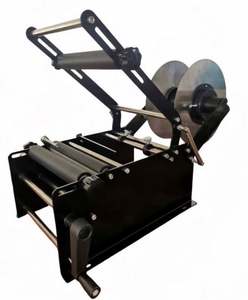 Máquina Etiquetadora Manual de Venta Caliente para Botellas Redondas con Adhesivo y Asa, Etiquetadora de Botellas de Vino, Pequeña Máquina de Embalaje - Product Image 2