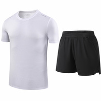 Nouveauté 2026 – Ensembles de T-shirts Sportifs Décontractés à Manches Courtes pour Hommes – Vente en Gros Usine – Style Tendance pour l'Extérieur