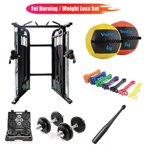 VIGFIT - Set de Gimnasio Compacto para el Hogar, para Quemar Grasa y Adelgazar Todo el Cuerpo, Entrenamiento Cardiovascular, Kit que Ahorra Espacio, Rack de Entrenamiento Funcional - Product Image 5